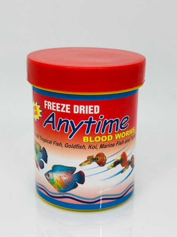 FREEZE DRIED Anytime BLOOD WORMS 10gram