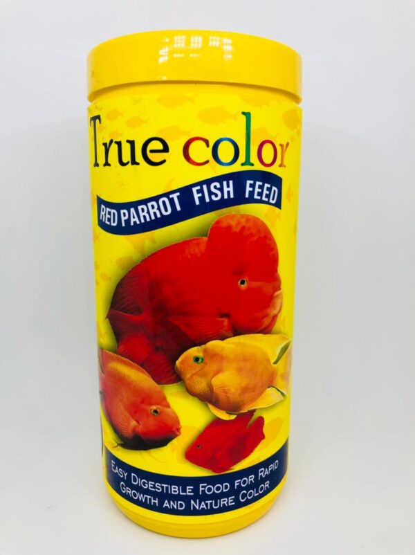 True color red parrot 750 gram Dry New Born Adult Young Senior Fish Food