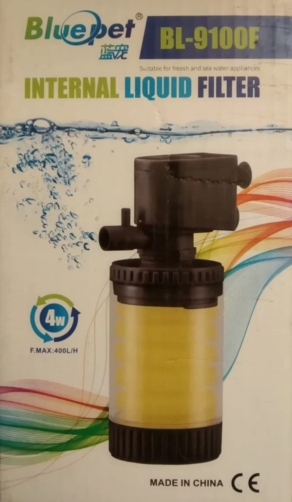 BLUEPET AQUARIUM INTERNAL LIQUID FILTER 9100F 1