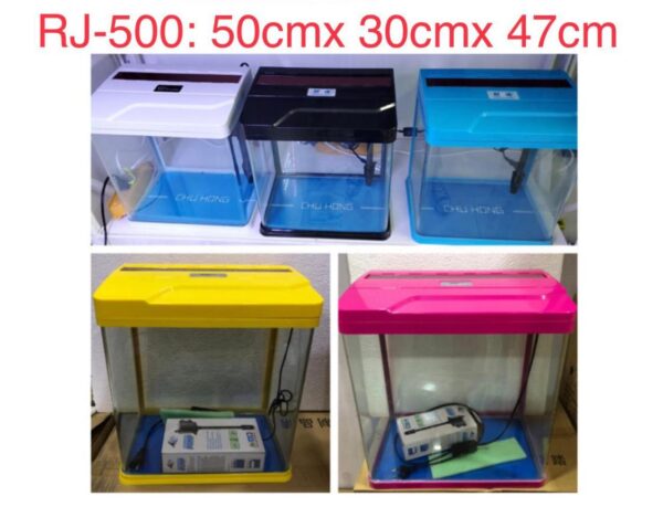 RJ 500 50X30X47 CM Mini Aquarium Tank 1